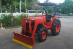 ขายรถไถ Kubota L 3408 (4WD) พร้อมดันหน้าคานบนและโรตารี