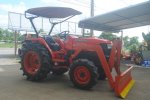 ขายรถไถ Kubota L 3408 (4WD) พร้อมดันหน้าคานบนและโรตารี