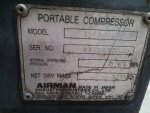 PDS50S-5A1 # 87-5A12000 : Air-compressor Airman 50cfm. by kung0813062283 
