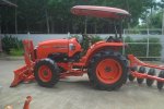 ขายรถไถ Kubota L 3608 (4WD) พร้อมดันหน้าและผาน5 ตราช้าง