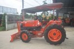 ขายรถไถ Kubota L 3408 (4WD) พร้อมดันหน้าตราช้าง และผานพรวน สีเดิมครับ