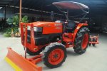 ขายรถไถ Kubota L 4508 DI special(4WD) พร้อมดันหน้าและผานพรวนช้าง