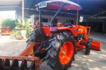 ขายรถไถ Kubota L 4708 (4WD) พร้อมดันหน้าและผานตราช้าง