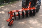 ขายรถไถ Kubota L 3408 (4WD) พร้อมดันหน้าคานบนและผานหลัง สีเดิม