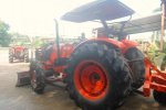 ขายรถไถ Kubota M7040 (4WD) พร้อมดันหน้าและผานตราช้าง สีเดิม เครื่องนิ่มๆครับ