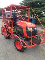 รถไถมือสองเข้าร่องอ้อย KUBOTA B2440 พร้อมโครงกันอ้อยและจอบหมุน 117 ชั่วโมง นางฟ้าสุดๆ โทร 081-8536633 น้องกิ๊กกี๋คะ