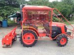 รถไถมือสองเข้าร่องอ้อย KUBOTA B2440 พร้อมโครงกันอ้อยและจอบหมุน 117 ชั่วโมง นางฟ้าสุดๆ โทร 081-8536633 น้องกิ๊กกี๋คะ