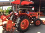 ขายรถไถ Kubota L3608(4WD) พร้อมใบมีดและโรตารีช้าง รถสีเดิม พร้อมใช้งาน