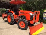 ขายรถไถ Kubota L3608(4WD) พร้อมใบมีดและโรตารีช้าง รถสีเดิม พร้อมใช้งาน