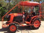 ขายรถไถ Kubota B2140(4WD) Narrow พร้อมโครงกันอ้อยและผานชักร่องพร้อมเครื่องหยอดปุ๋ย รถ 80ชั่วโมง พร้อมใช้งาน