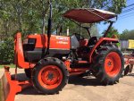 ขายรถไถKubota L4508DI (4WD) พร้อมใบมีดหน้าและผานบุกเบิกช้าง รถพร้อมใช้งาน