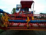 ขายรถเกี่ยวข้าว ศักดิ์พัฒนา KM ตัวเดิน12 ปั๊มไดกิ้น23 เครื่องฮีโน่  JO8C260 TURBO สภาพพร้อมใช้งาน ช่วงล่างดี