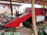 ขายรถเกี่ยวข้าวเล็กYANMAR รองกระสอบ หน้ากว้าง1.50เมตร เครื่องYAN่MAR 25แรง เครื่องดี ช่วงล่างดี เลี้ยวซ้าย ขวา เดินหน้า ถอยหลังได้สบาย สนใจโทร090-8588