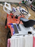 ขายรถดำนานั่งขับkubota SP1 400R 4แถว 8 เข็มคู่