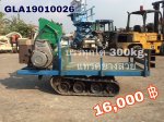 รถบรรทุกตีนตะขาบ เดินตาม ยี่ห้อ YANMAR รุ่น TC400A เครื่องยนต์เบนซิน 5แรง 2เกียร์หน้า 1เกียร์ถอย น้ำหนักบรรทุก 300 kg.
