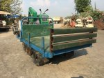 รถบรรทุกตีนตะขาบ เดินตาม ยี่ห้อ YANMAR รุ่น TC400A เครื่องยนต์เบนซิน 5แรง 2เกียร์หน้า 1เกียร์ถอย น้ำหนักบรรทุก 300 kg.