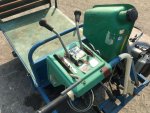 รถบรรทุกตีนตะขาบ เดินตาม ยี่ห้อ YANMAR รุ่น TC400A เครื่องยนต์เบนซิน 5แรง 2เกียร์หน้า 1เกียร์ถอย น้ำหนักบรรทุก 300 kg.