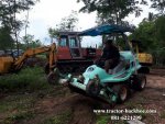 สภาพสวยๆ ราคาโดนๆครับ รถตัดหญ้า TSUCHIYA แบบใบมีดตัด 3 ใบ 4WD เครื่อง KUBOTA เก่าญี่ปุ่น พร้อมใช้