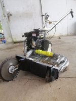 ขายรถตัดหญ้าเดินตาม orec WM70 made in japan เครื่องเบนซิน 4 จังหวะ Kawasaki FE170 รุ่นใหญ่ 5 แรง