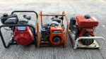 ขายเครื่องสูบน้ำและปั้มพ่นยาแรงดันสูงhonda kubota arimitsu เก่าญี่ปุ่น