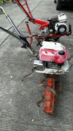 ขายรถพรวนดินyanmar pmt320 honda f200 แบบพรวนท่อน
