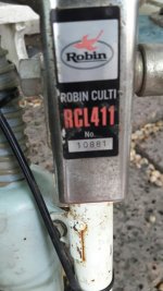 ขายรถพรวนดินrobin411แบบตั๊กแตน เก่าญี่ปุ่น
