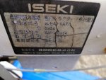 ขายรถไถเดินตามiseki kv70 ดีเซล สตาสแบตเตอรี่ เก่าญี่ปุ่นนำเข้า