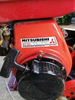 ขายรถพรวนสาดดินmtsubishiST302 7แรง 