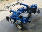 ขายรถสาดดินพรวนดินเข้าร่องisekiKC520 kawasakiFE250 8 แรงนำเข้า