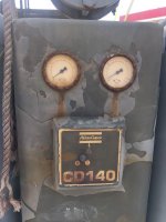 ปั๊ม ATLAS COPCO รุ่น ZT45 ระบบ Screw 7.5bar มอเตอร์ ไฟ200V. 3phase 45Kw. พร้อมถังพักแรงดัน ขายถูก