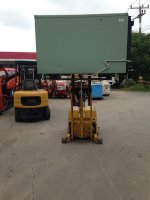 รถยกไฟฟ้าเดินตาม NICHIYU รุ่น FBDA10 น้ำหนัก 1000kg. ยกสูง 1.7เมตร งายาว 80เซน ระยะห่างงาปรับได้กว้าง 63เซน แบตดี พร้อมตู้ชาร์จเดิมญี่ปุ่น ไฟ3เฟส 200V