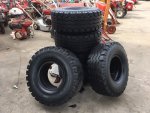 ยางโฟล์คลิฟท์ DUNLOP 23x9-10  พร้อมยางใน สำหรับรถยก 2.5-3ตัน  ของใหม่ มือหนึ่ง made in Japan