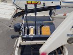 ขายเครื่องนวดเมล็ดข้าวเดินตาม แบบนวดคอรวง ฝัดข้าวได้ ยี่ห้อ Iseki รุ่น HMG600