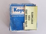 ลูกปืน ยี่ห้อ KOYO 6008 2RS วงใน 40 วงนอก 70 หนา 15 มือ1 