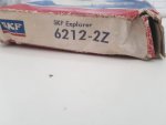 ลูกปืน ยี่ห้อ SKF รุ่น 6212-2Z วงใน 60 วงนอก 110 หนา 23