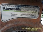 ขายตามสภาพ ไม่มีเวลาตรวจเช็ค รถบรรทุกล้อยาง KAWASAKI เดินตาม เก่าญี่ปุ่น โดยรวมน็อตยึดฐานเครื่องหลุด