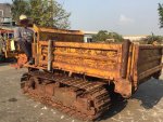 รถบรรทุกตีนตะขาบ แทรคเหล็ก นั่งขับ ยี่ห้อ YANMAR รุ่น YFW24 เครื่องยนต์ดีเซล ยันม่าร์ 10แรง 3เกียร์หน้า 1เกียร์ถอย น้ำหนักบรรทุก 1,000kg.