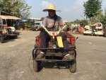 ((มีคลิป)) รถบรรทุกล้อยาง นั่งขับ ยี่ห้อ Kawashima รุ่น AC1510B เครื่องยนต์5แรง 3เกียร์หน้า น้ำหนักบรรทุก 500kg. 
