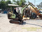 ถูกๆครับ รถขุด แบคโฮ Kobelco SK 014 มีลายหัวเจาะ เก่าญี่ปุ่น 