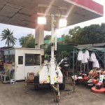 เครื่องปั่นไฟ GENERATOR  ยี่ห้อ ALLIGHT รุ่น ML4K9 เครื่องปั่นไฟ สปอร์ตไลท์ เสาสูง9ม. สว่างทั้งงาน 