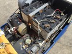 รถกวาดถนนเดินตาม HOWA รุ่น HF58ED  มือสองญี่ปุ่น  ระบบไฟฟ้า รุ่นใหม่ สภาพสวย  หน้ากวาด 80 ซม.  กวาดสะอาด ดูดเก็บฝุ่นละเอียด