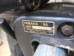 ขายเครื่องเรือ YAMAHA รุ่น 9A  เบนซิน 2สูบ 9แรงม้า  สภาพสวยเดิม ครบ มือ2จากญี่ปุ่น