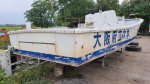 ขายเรือประมง 21ฟุต เครื่องดีเซล YANMAR MARINE 3สูบ 40hp. แรงม้า กาบเรือสูง สู้คลื่นดี มีป้อมกลาง พวงมาลัย คอลโทรลครบ อุปกรณ์เดิม ติดเรือครบมาจากญี่ปุ่