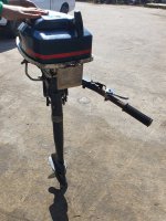 ขายเครื่องยนต์เรือหางสั้น TOHATSU 5hp.