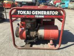 ขายเครื่องปั่นไฟ TOKAI รุ่น TG2200 เครื่องยนต์เบนซิน ROBIN 5hp. ปั่นไฟ 110V. 2.2kVA. มือ2ญี่ปุ่น สภาพสวย น่าใช้งาน  ขายไม่แพง 6,500 บาท เท่านั้น