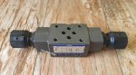 วาล์วควบคุมอัตราการไหลนำ้มันแบบโมดูล่า (Throttle and Check Modular Valves) ยี่ห้อ YUKEN รุ่น MSW-01-X