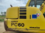 รถขุด Komatsu PC60-7 เครื่องยนต์ 4D95L  เครื่องช่วงล่าง สภาพสวยเดิม จากญี่ปุ่น มือ2นำเข้าแท้ 100% ไม่เคยใช้งานในไทย