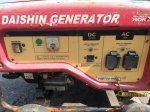  เครื่องปั่นไฟ DAISHIN รุ่น SGB7001  220V. 1phase 5.5kVA.  เครื่องยนต์ HONDA GX390 ดึงสตาร์ท  รุ่นใหม่ made in Japan  สภาพสวย มือสองจากญี่ปุ่น   เช็คพ