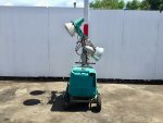  เครื่องปั่นไฟสนาม สปอร์ตไลท์4ดวง?1000w. ใช้ได้ดีมากๆ เครื่องยนต์ดีเซล ยันม่าร์ สตาร์ทไฟฟ้า รุ่นใหม่ พร้อมตู้เก็บเสียง ล้อเข็นบังคับง่าย มีเบรคมือ เสา