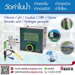 เครื่องวัดคลอรีน วัดค่าpH วัดคุณภาพน้ำอัตโนมัติ EMEC